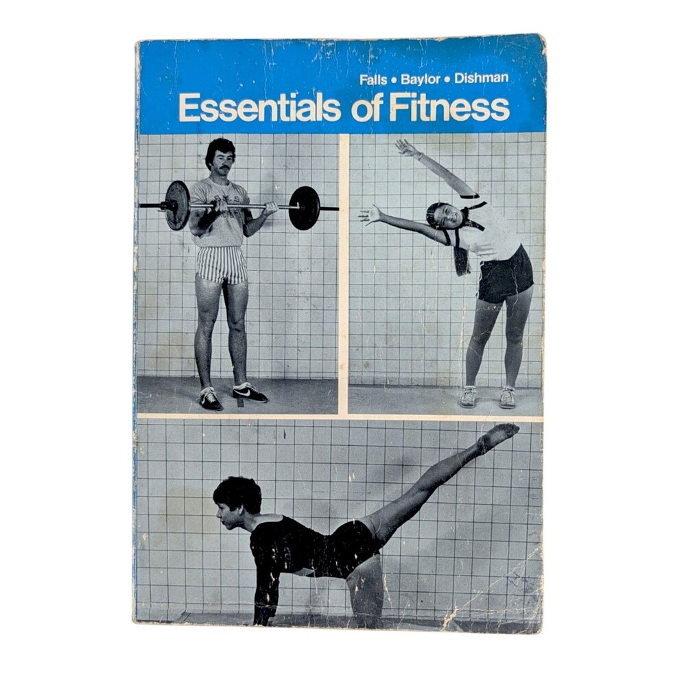 Essentials Of Fitness Vintage Book 1980 Paperback Saunders College Illustrated